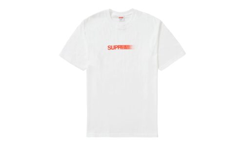 Футболка Supreme Motion Logo Tee White - купить оригинальные футболки Supreme | Kicksmania.ru | Магазин Киксмания