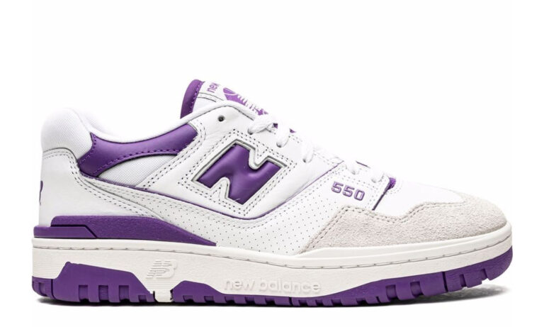 NB 550 Purple White - купить оригинальные кроссовки New Balance 550 белый фиолетовый | Kicksmania.ru | Магазин Киксмания