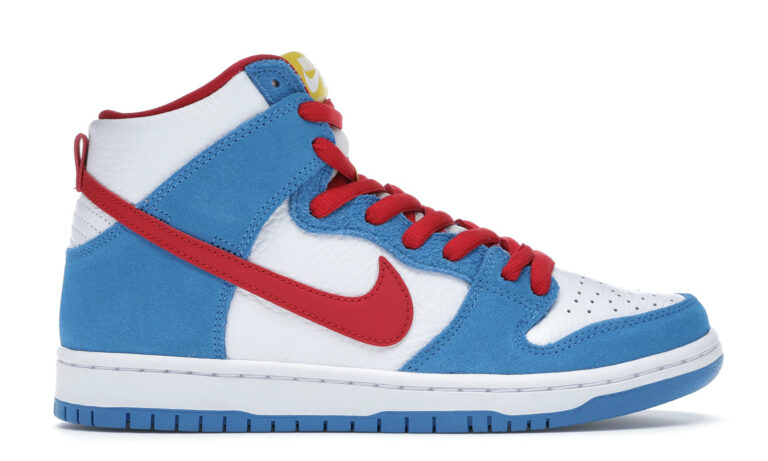Nike SB Dunk High Pro Doraemon - купить оригинальные кроссовки найк данк сб | Kicksmania.ru | Магазин Киксмания