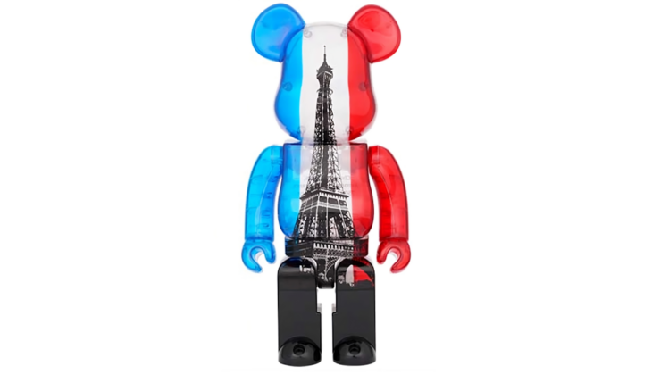 Bearbrick Eiffel Tower Tricolor 400%