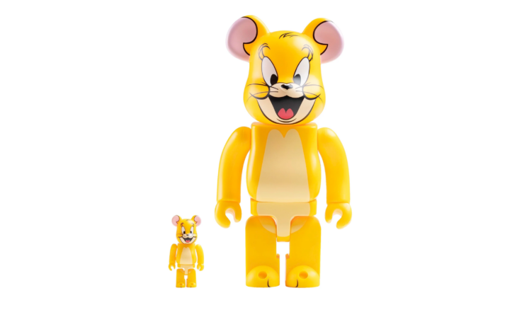 BearBrick Tom & Jerry - Jerry Classic Color 100% & 400% | Киксмания