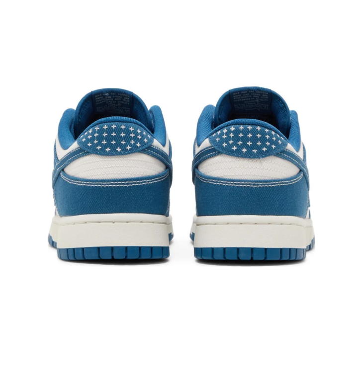 DV0834-101 | Nike Dunk Low Industrial Blue Sashiko | Киксмания