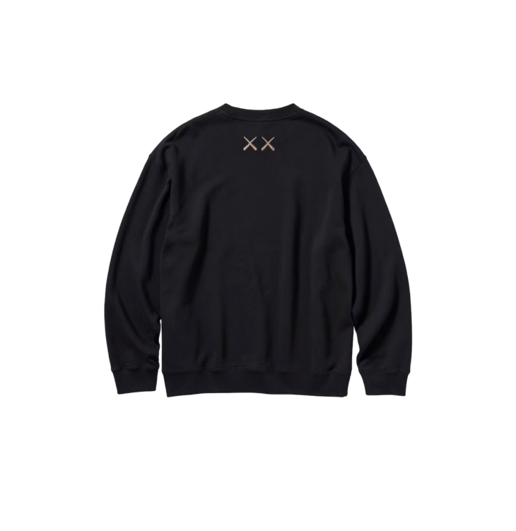 KAWS x Uniqlo Sweatshirt Black | Киксмания