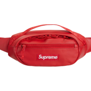 FW23B19-RED | Supreme Leather Waist Bag Red | Киксмания