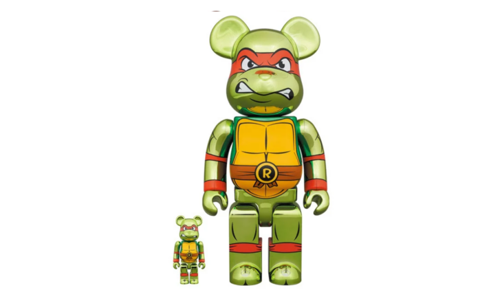 Bearbrick Teenage Mutant Ninja Turtles Raphael 400% + 100% | Киксмания