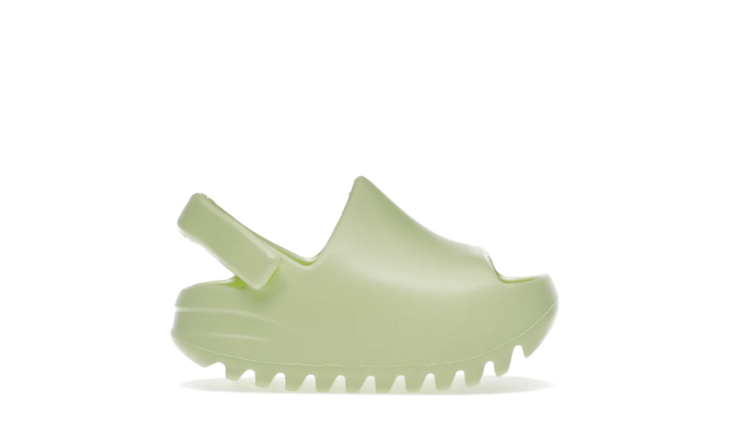 GX6140 | Yeezy Slide Glow Green Infants | Киксмания