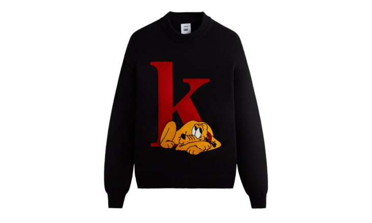 KHM031718-001 | Свитер KITH x Disney Pluto K Crewneck Sweater Black | Киксмания