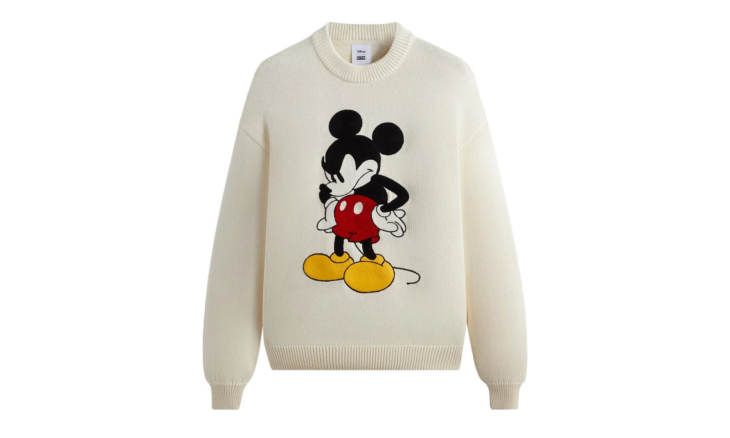 KHM031716-104 | Свитер KITH x Disney Mickey Crewneck Sweater Sandrift | Киксмания